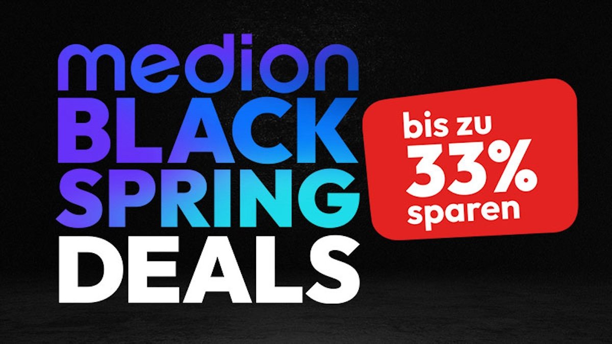 Medion Black Spring Deals: Jetzt bis zu 33 Prozent sparen!