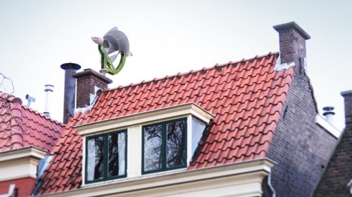 Dieses futuristische Windrad eignet sich für jedes Hausdach