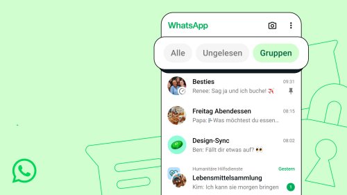 Nachrichten schneller finden: WhatsApp führt Chatfilter ein