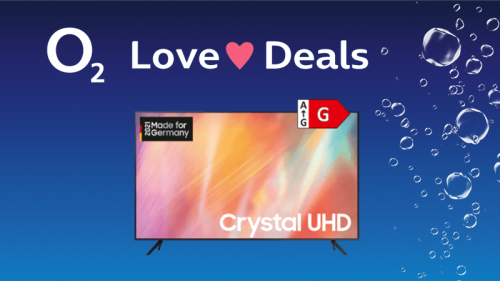 O2 Smart-TV-Knaller! 40 GB Datenvolumen + Samsung Crystal TV [Ad]