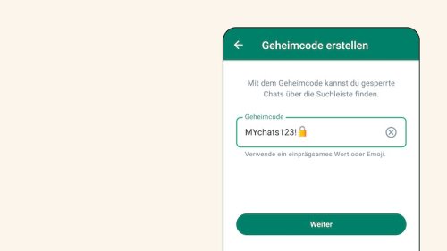 WhatsApp Geheimcode erstellen und Chats schützen – so geht's