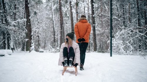 Schlitten-Sharing ist der neueste Winterspaß aus Litauen