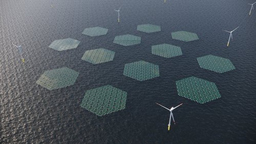 In der Nordsee treibt bald eine schwimmende Solaranlage