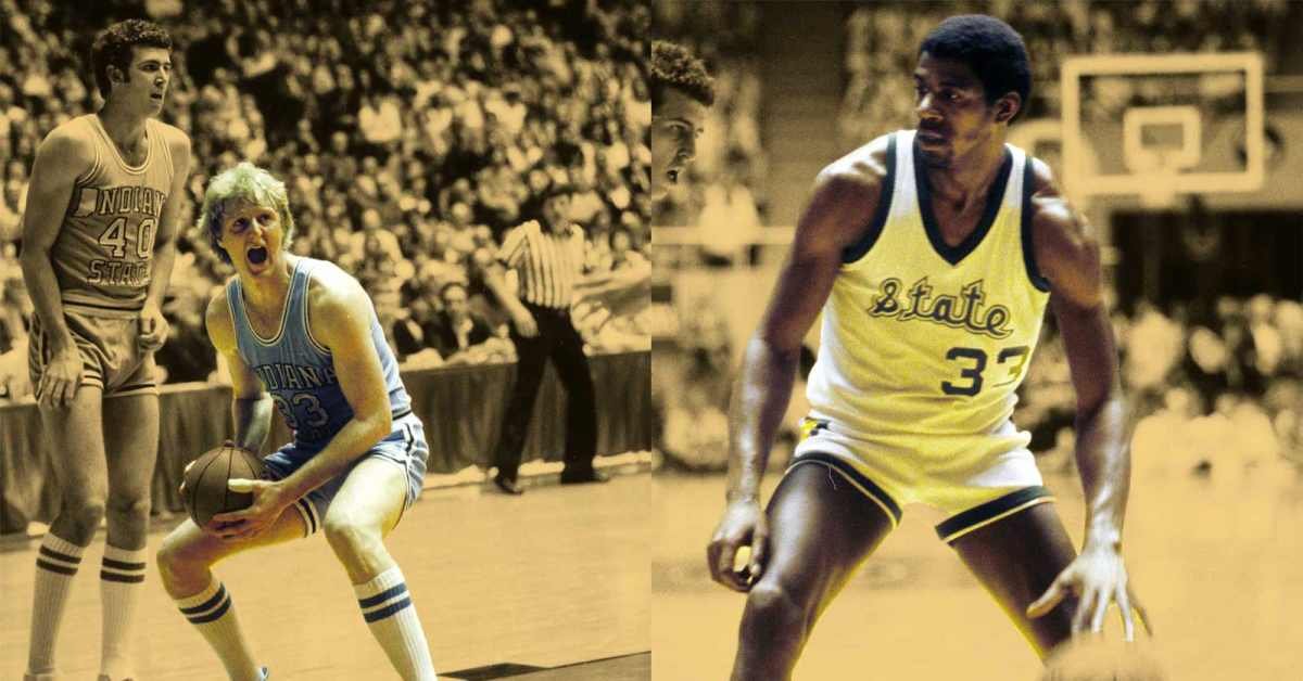 Larry Bird on his first time teaming up with Magic Johnson before their rivalry began: "He wouldn't give me the ball"