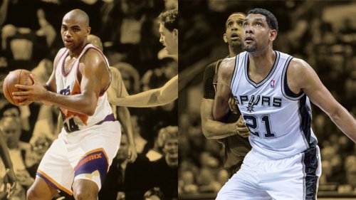 ”Only because I got the ball more!” — Charles Barkley points out the one thing he did better than Tim Duncan