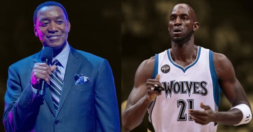 “Boy, you could play in the league right now” - How Isiah Thomas helped jumpstart Kevin Garnett’s career after a pick-up game with superstars