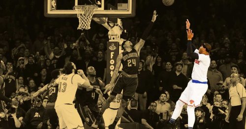 Carmelo Anthony says he added fadeaway to his game because of one player he faced: "Damn, why the fu** I can't score on this?"