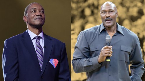 Isiah Thomas opens up about a surprising phone call he received from Karl Malone - "He almost started crying on the phone"