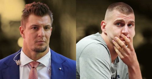 "He is better-looking than me but has a bigger nose" - Rob Gronkowski shows love to "long-lost brother" Nikola Jokic