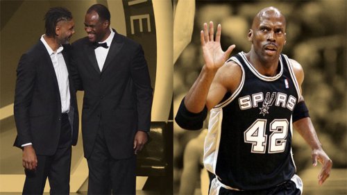 ”We might not want to grab him” - Kevin Willis says Tim Duncan and David Robinson hesitated to throw him into a pool when he first arrived in San Antonio