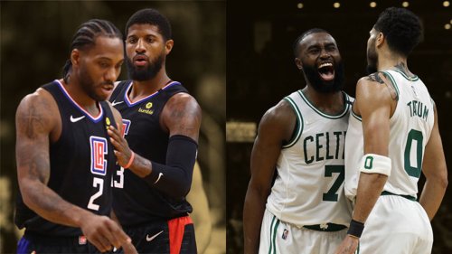 Why Derek Fisher is wrong saying Paul George and Kawhi Leonard are ”the grown man version” of Jayson Tatum and Jaylen Brown