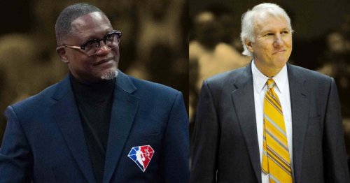 Dominique Wilkins describes Gregg Popovich's early days with the Spurs: "He didn't accept guys loafing, being lazy"