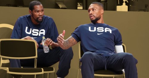 "The only ones that could be like 'I'm going' are LeBron, Steph, and KD” - Damian Lillard talks about being on Team USA for the 2024 Olympics