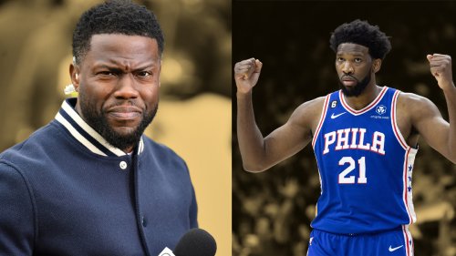 “Father and son watching a Super Bowl berth” - Joel Embiid trolls Kevin Hart after watching Philadelphia Eagles clinch a spot in Super Bowl
