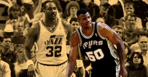 "Karl Malone wants to pound me into the ground and Michael Jordan wants to talk trash with me" - David Robinson on realizing what the NBA was all about