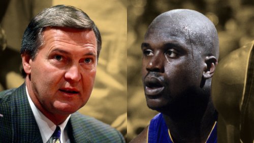 "He got right up under my chin and blasted me." - When Jerry West threatened to trade Shaquille O'Neal after slapping Greg Ostertag