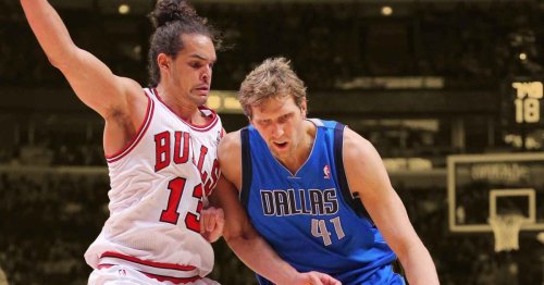 Joakim Noah on his first matchup against Dirk Nowitzki: “I looked at the coach, ‘Yo, you put me in a position to fail”