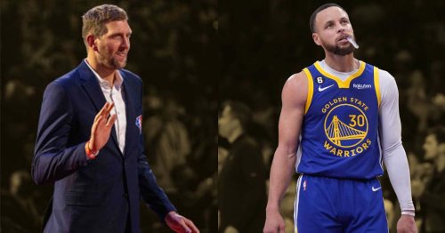Dirk Nowitzki once described how Stephen Curry changed the game: "He'd come across half court and I'm yelling at the TV" 