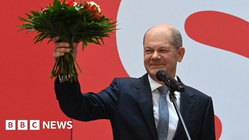 Germany elections: Centre-left claim narrow win over Merkel's party