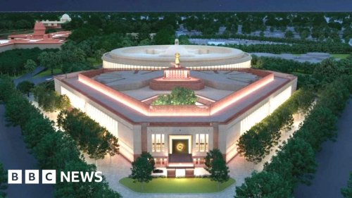 New parliament: PM Modi inaugurates building amid opposition boycott