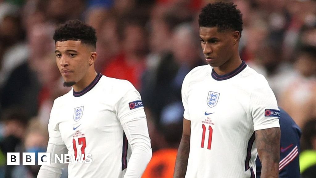 Euro 2020: Five people arrested over racist abuse of England players