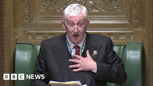 Sir Lindsay Hoyle: Speaker accused of 'party politics' over Gaza vote