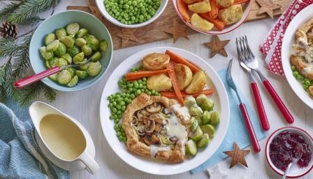 Budget vegetarian Christmas dinner recipe