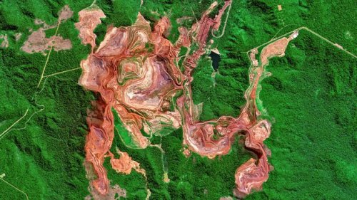 The scarred landscapes created by humanity’s material thirst