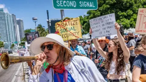 Thousands join anti-Trump protests across US