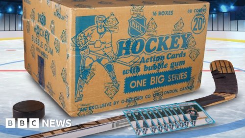 Case of mystery ice hockey cards found in Canadian basement fetch $3.7m at auction