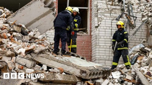 Ukraine war: Seventeen dead in Russian missile strike on Chernihiv