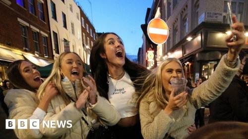 Covid lockdown eases: England 'buzzing' after first night out in 97 days
