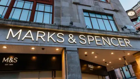 M&S website back online, allowing users to browse