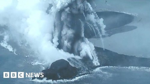Watch: Volcano in Japan spews ash, rock 200m into sky