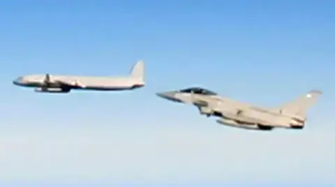 RAF jets intercept Russian aircraft near Nato airspace