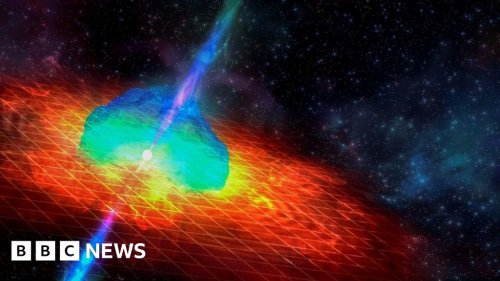 Remarkable space blast identified as black hole collision