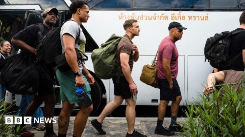USS Abraham Lincoln: US sailors arrive in Thailand's Pattaya after record 250 days at sea