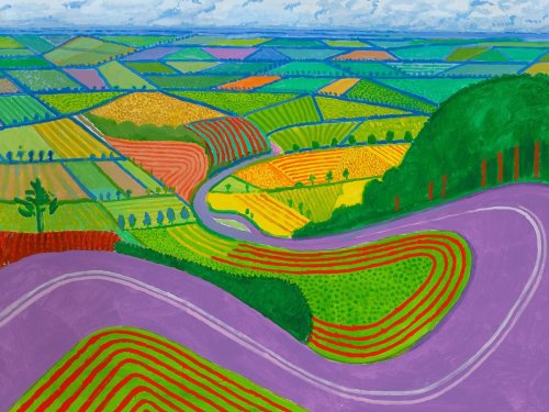 David Hockney, peintre de l’immensité à la fondation Louis Vuitton