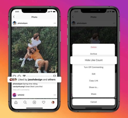 Remettre Le Nombre De Like Sur Instagram Instagram et Facebook lancent une fonctionnalité pour cacher le nombre