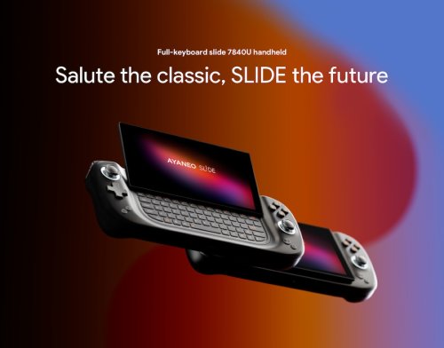 La console portable Ayaneo Slide, avec son form factor si particulier, arrive bientôt