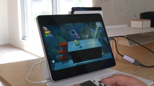 Vous pouvez jouer à vos jeux Nintendo Switch sur l'écran de votre iPad