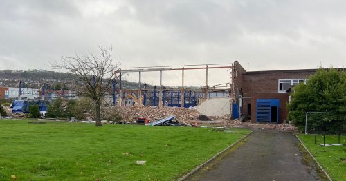 Demolition work underway at site of new East Belfast Lidl store