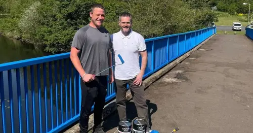 Lisburn bridge women "scared" to cross cleaned up in Community Service project