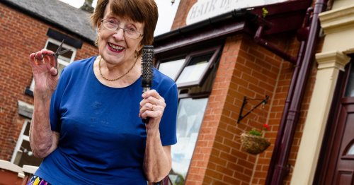 NI hairdresser says she's no plans to retire - after 65 years in salon