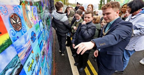In pictures: New mural unveiled in West Belfast park