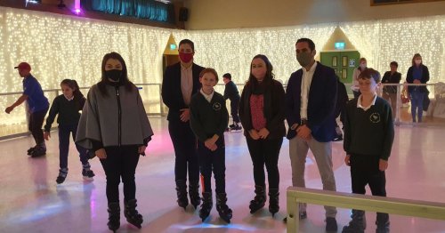 Share Discovery Village ice skating rink opens to public