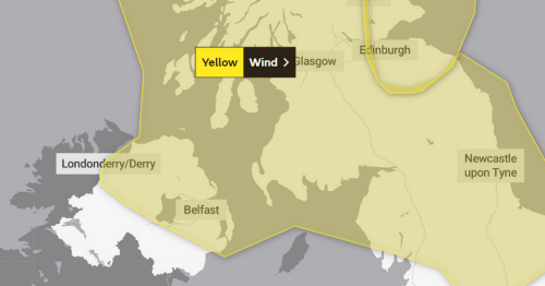 Yellow weather warning for NI this weekend as Storm Malik hits