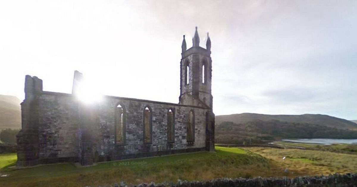 'My five year-old saw a silver man in ruined old Irish church and it scared the life out of me'