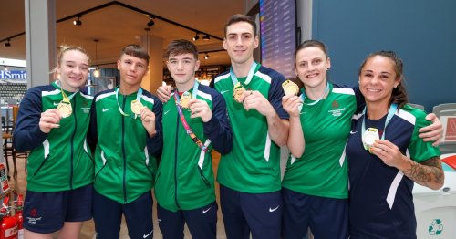 Northern Ireland boxers arrive home to heroes' welcome after Commonwealth Games success