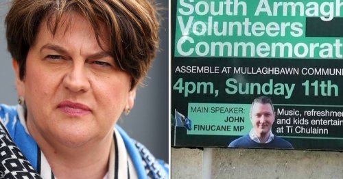 Arlene Foster slams Sinn Fein for making IRA commemoration 'sound like family fun day'